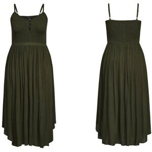 NWT - City Chic Belize Maxi Dress in Green